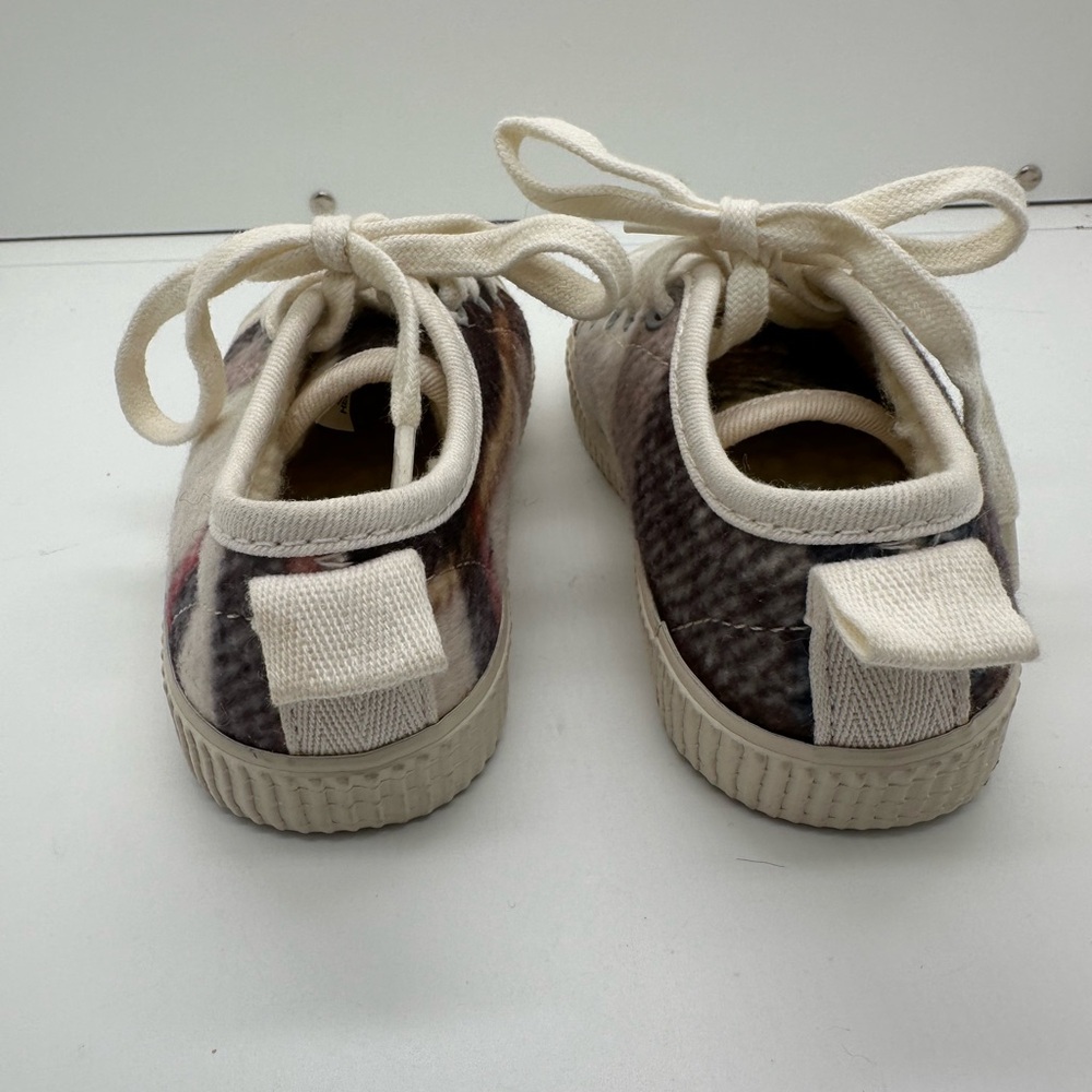 Zara Baby Dream Big Flannel Plaid Sneakers Size EU 21 (US 12-18 Months:EU 20-22) - Picture 3 of 11